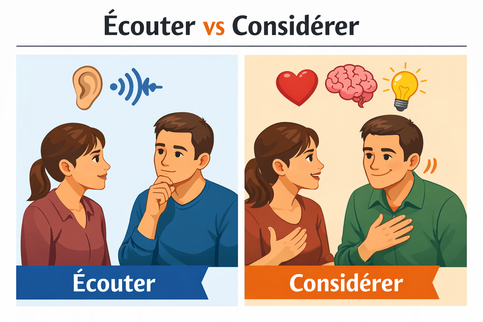 communication, écoute, couple